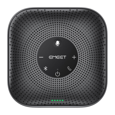 Altoparlant konferencash EMEET M0 Plus, 4 mikrofonë AI 360°, USB C Bluetooth, i zi