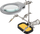 Држач за лемење Goobay Third Hand 51226, лупа со LED, 2 клешти, сива