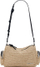 Çantë dore për femra Desigual Half Logo Raffia HA, bezhë