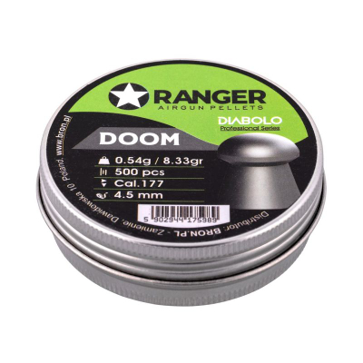 Fishekë ajri Ranger Diabolo Doom, 4.5 mm, 0.54 g, 500 copë