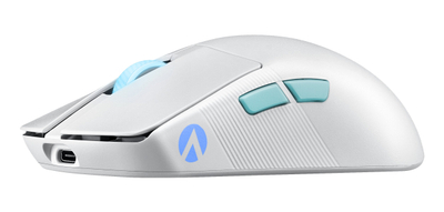 Maus ASUS ROG Harpe Ace - USB, BT, 2.4GHz, i bardhë