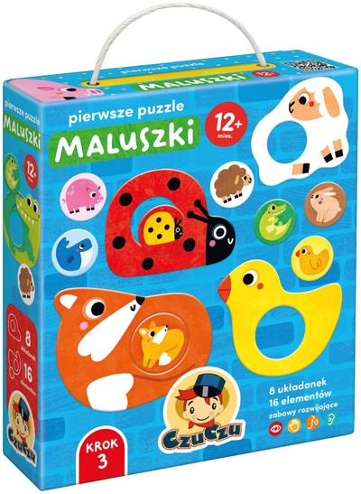 Puzzle për kalamaj Czuczu First Puzzles The Little Ones, 8 pjesë, nga 12 muajsh, shumëngjyrëshe