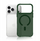Maskë mbrojtëse 3MK Smoke MagCase për iPhone 17 Pro, MagSafe, jeshile e errët
