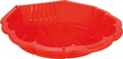 Rërëore pishinë Woopie Shell 3in1, plastike, 90x84x35cm, e kuqe
