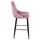 Karrige bar Serenity HM8519.02, velvet, kornizë metalike, rozë dusty