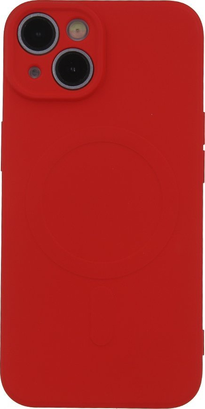 Mbrojtëse silikoni Samsung Galaxy A16 A165 A166, MagSafe, e kuqe