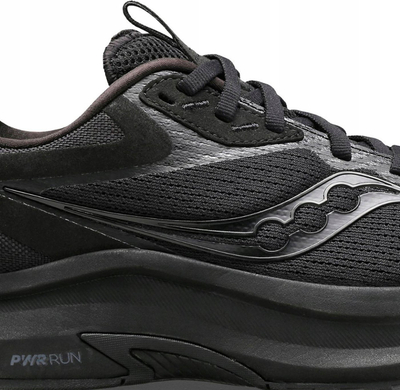 Atlete vrapimi Saucony Axon 2, PWRRUN, mesh i ajrosshëm, të zeza