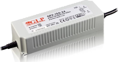 Furnizues energjie GLOBAL LEADER POWER IP67, 24V DC, 150W, gri