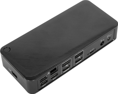 Doking stacion Targus DOCK182EUZ, USB C dhe USB A, 2x 4K, i zi
