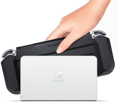 Mbrojtëse Spigen për Thin Fit pro Nintendo Switch OLED, e zezë