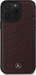 Kapak telefoni Mercedes MB Waves Leather për iPhone 16 Pro Max 6.9", lëkurë, i kuq