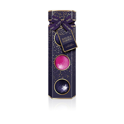 Set bomba për vaskë Baylis & Harding Mulberry Fizz, 3 x 100 g