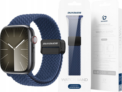 Rrip dore Dux Ducis Mixture Pro për Apple Watch 42 44 45 49 mm, najlon i gërshetuar, i rregullueshëm, ngjyrë shumëngjyrëshe