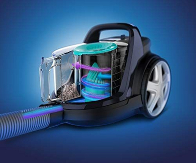 Thithëse elektrike Philips FC9555 / 09, 900 W, e zezë / e hirtë