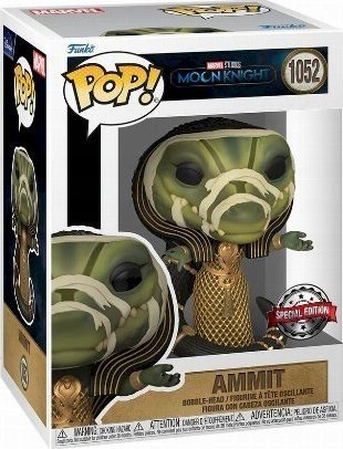 Figurë koleksionare Funko Pop Moon Knight Ammit 1052, Special Edition, shumëngjyrëshe