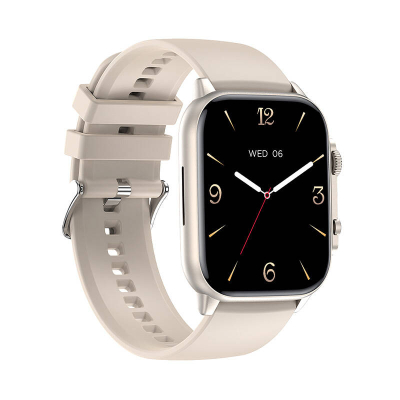 Smartwatch Colmi C81, ekran 2.0" AMOLED, IP68, bezhë