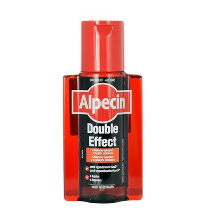 Alpecin Double Effect шампон против перут и опаѓање на коса, 200 ml