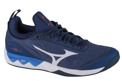 Këpuca sportive Mizuno Wave Luminous 2 V1GA212021, për brenda në palestër, me amortizim Mizuno Enerzy, blu e errët
