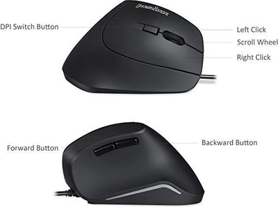 Maus Perixx, USB, 1600 DPI, i zi