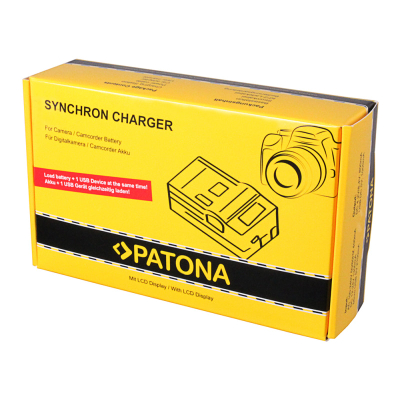 Karikues PATONA Synchron USB për Sony FV100 me LCD