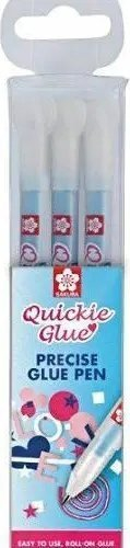 Ngjitës stilolaps Sakura Quickie Glue Pen, set me 3 copë, majë 0.7mm, blu