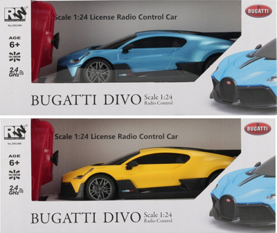Makina me telekomandë Creative Bugatti Divo Mega 544199, për pasagjerë, miks ngjyrash