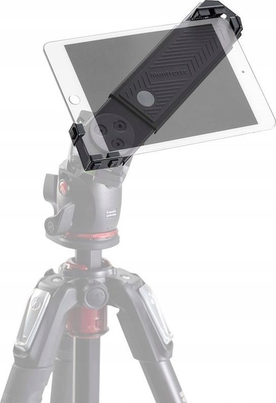 Mbajtëse tableti Manfrotto TetherGear Tablet Holder, 9"-13", për tripod, e zezë