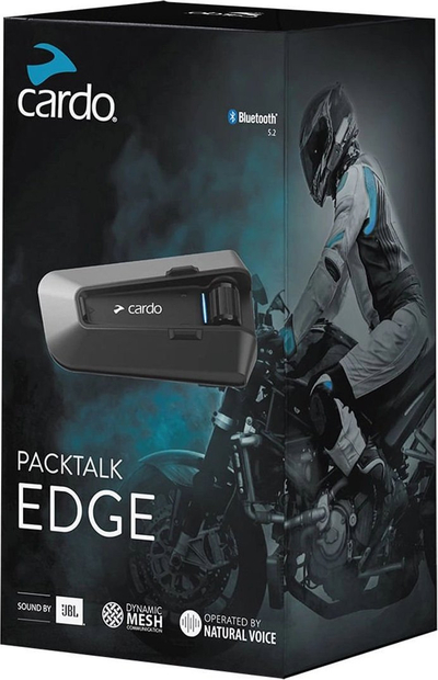 Sistem muhabeti për motor Cardo Packtalk Edge Twin Set, DMC, Bluetooth