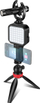 Set vlogimi Mozos VLK1, mikrofon kondensator, dritë LED RGB, i zi