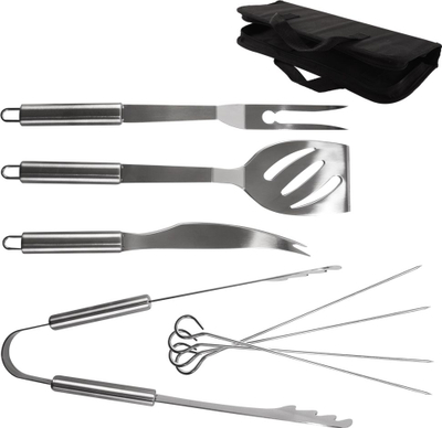 Set veglash për skarë Orion Barbecue, 8 pjesë, çelik inox