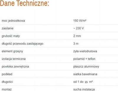 Tapet ngrohës për dysheme Thermoval Heating Mat Under Panels, 150 W/m², 10 m², ngjyrë alumini
