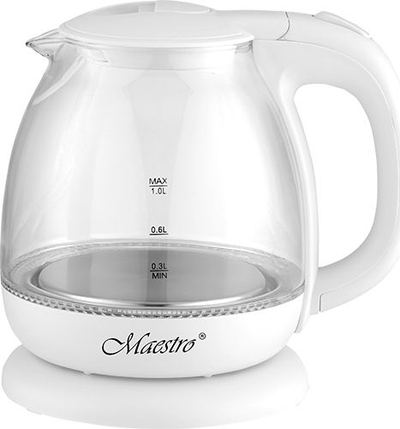Çajnik Maestro MR-055W, 1100W, i bardhë