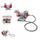 Vegël gërryese tavoline Holzmann DSM75SET, 120W, 75 mm, e kuqe