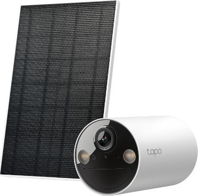 Kамера за безбедност TP-Link Tapo C410 Kit, 2K 3MP, без кабел со соларен панел, IP65