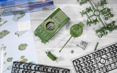 Set modeli tanku Airfix QUICKBUILD J6042 Sherman Firefly, pa ngjitës, për kalamaj 6+