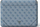 Mbulesë tablet/laptop Guess GUCS14P4TB, 13/14", lëkurë Saffiano, blu 4G Uptown Triangle