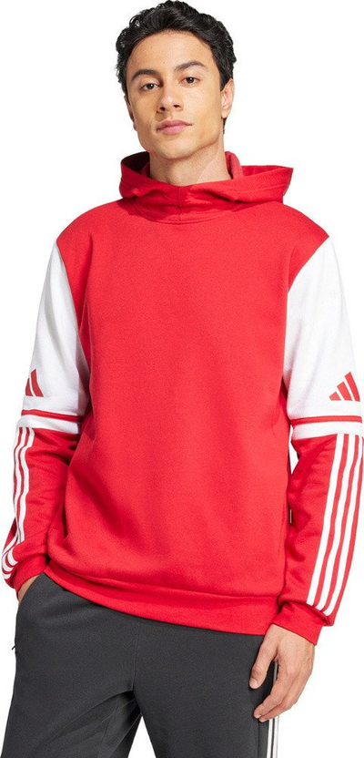 Bluzë me kapuç Adidas Squadra 25 Sweat M JD2973, për burra, e kuqe