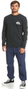 Bluzë Quiksilver Omni Logo Regular Fit, e zezë