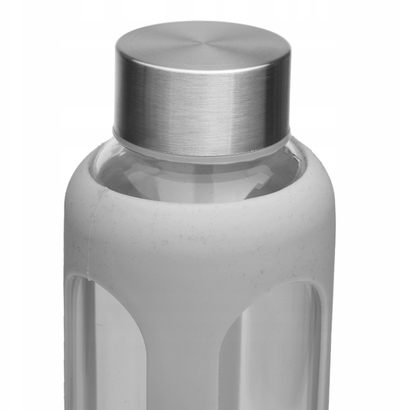 Shishe uji qelqi Kamille KM-9024, 550 ml, për pije të nxehta edhe të ftohta, me shumë ngjyra