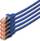 Kabllo rrjeti Digitus Patch Cord CAT5e, S/FTP, 10m, set me 5 copë, e kuqe