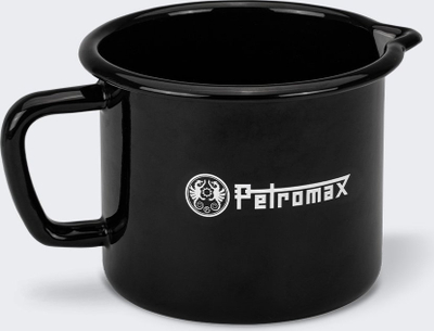 Tenxhere ngrohëse Petromax Warming Pot, çelik i emaluar, 1.1Qt, e zezë