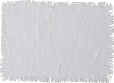 Nënpjatëse Boltze, pambuk, 52x38cm, e bardhë