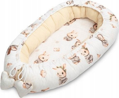 Kokon për bebe Sensillo Munshine Cocon Blue Kingdies, 80x45 cm, pambuk, shumëngjyrësh