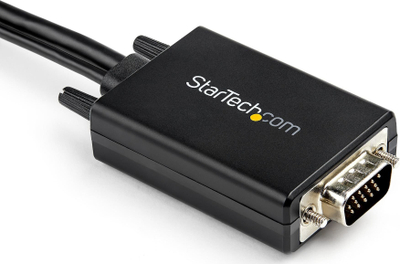 Kabull adaptor Startech VGA në HDMI, 1080p, 2m, i zi