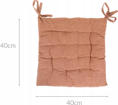 Jastëk për karrige Home Styling Collection, 40 x 40 cm, katror