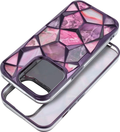 Futera mbrojtëse Twinki Do për iPhone 11 Pro, dizajn gjeometrik 3D, antirënie, lejla