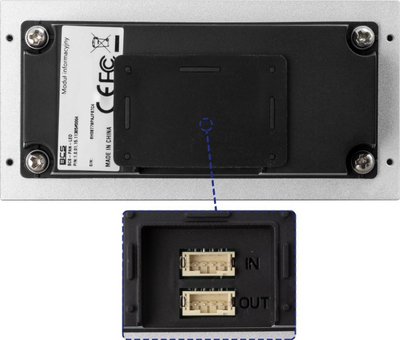 Modul informimi BCS BCS-PAN-LED, 3 LED, IP65, argjendtë