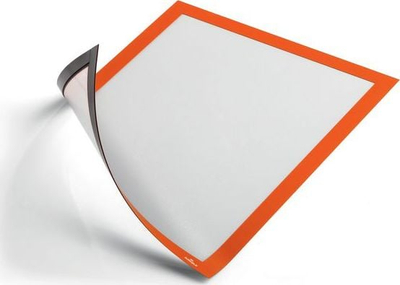 Kornizë magnetike Durable Duraframe A4, set 5 copë, portokalli