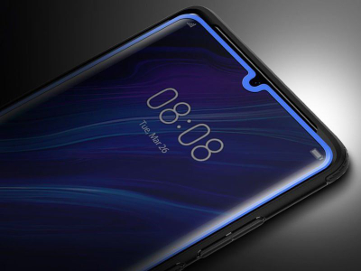 Xham mbrojtës Spigen Glas.tR për Huawei P30 Pro, i zi 