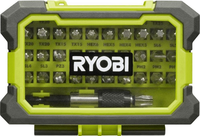 Set bita kaçavide Ryobi RAK32MSD, 32 copë, me mbajtës magnetik
